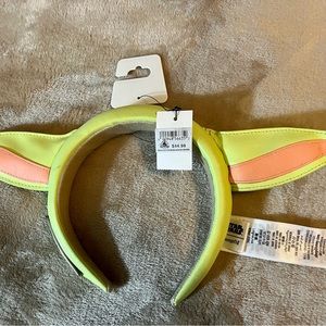 Disney Yoda Grogu Star Wars Loungefly Headband Ears New